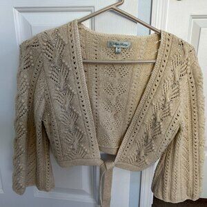 Beth Bowley Vintage-like shrug with diamond details